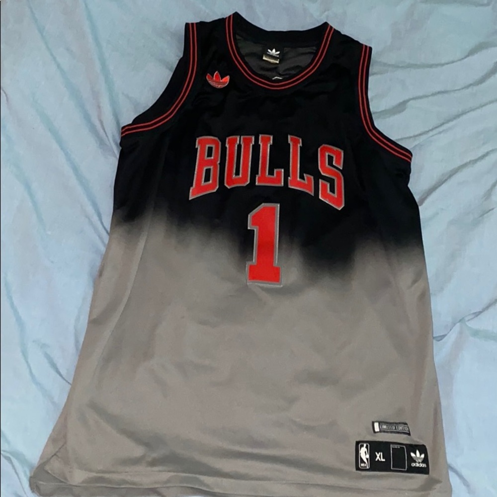 Retro Bulls NBA Jersey Derrick Rose